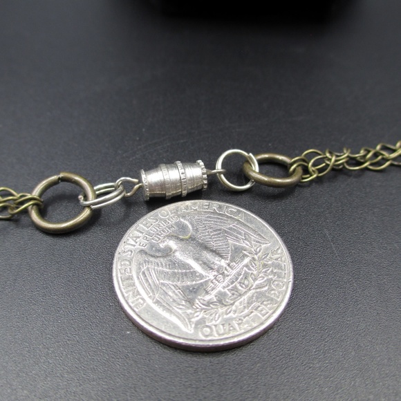 25 Inch Copper Tone Rustic Heart Pendant Necklace - Picture 8 of 8